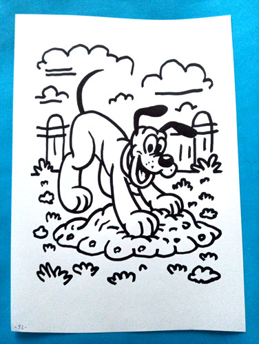 Disegno pluto disney - disegno, a