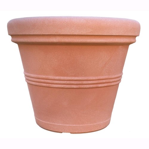 Vaso resina doppio bordo - vaso,