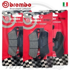 PASTIGLIE FRENO ANT + POST BREMBO APRILIA SRV 850 2012 2013 2014 2015 2016