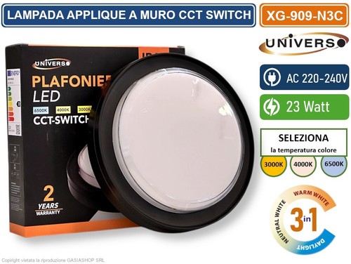Plafoniera led smd rotonda 23w - led,