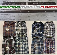 ★ CAMICIA UOMO IN FLANELLA STAMPATA FELPATA INVERNALE 100% COTONE M L XL XXL ★