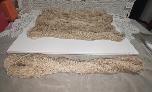 Matasse canapa grezza antica - ,