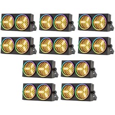8 x 250 W retrò COB LED par