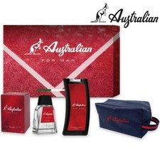 BOX REGALO AUSTRALIAN SPORT PROFUMO + DEODORANTE 150ML + CAPPELLO / BORSELLO