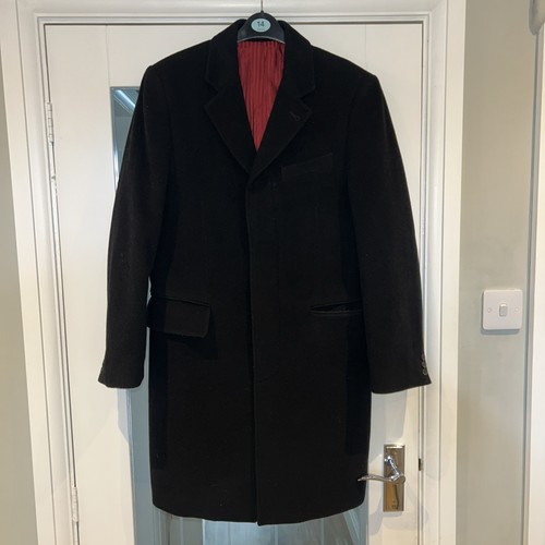 Cappotto uomo crombie nero - cappotto,