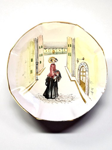 Piatto ornamentale ceramica - in,
