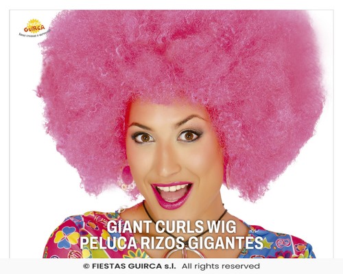 Parrucca rosa fucsia - parrucca,