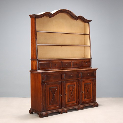 Credenza con piattaia antica - con,