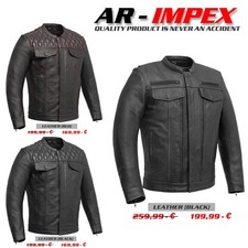 Giacca Giubbotto Moto in pelle
