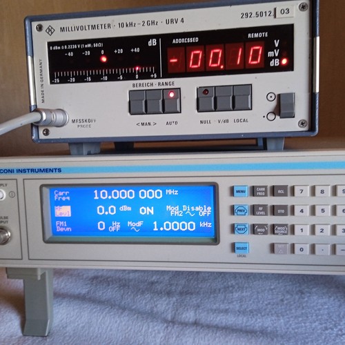 Millivoltmetro rohde schwarz - rohde, &
