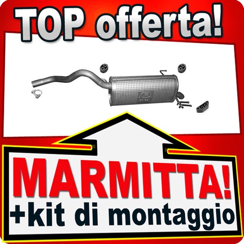 Silenziatore posteriore per - silenziatore,