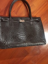 Borsa in similpelle nera Gai mattiolo