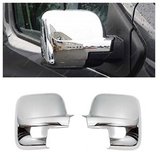 Per RENAULT TRAFIC III 2014-SU Coppia Calotte Specchio Retrovisore Cromo