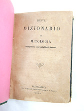 DIZIONARIO DI MITOLOGIA 1856