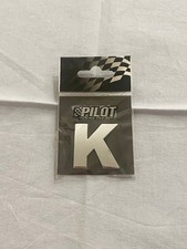 Pilot 3D LETTERE Cromate h. 30 mm – Adesivi a Specchio con forte tenuta