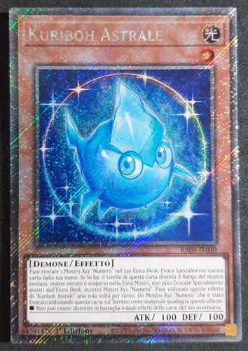 Kuriboh astrale rara segreta - kuriboh,