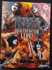 KISS ROCK THE NATION LIVE DVD LICK IT UP, LOVE GUN GENE SIMMONS PAUL STANLEY  LP