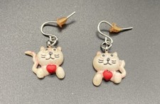 ORECCHINI GATTINO IN RESINA PER BAMBINA