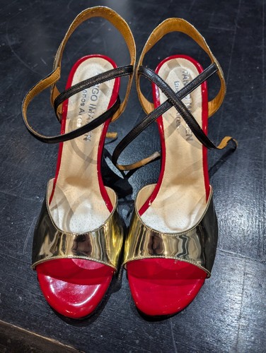 Scarpe tango dorate - scarpe, da