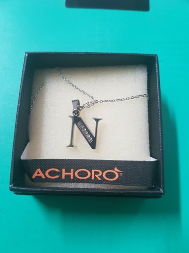 Collana acciaio con - collana, in