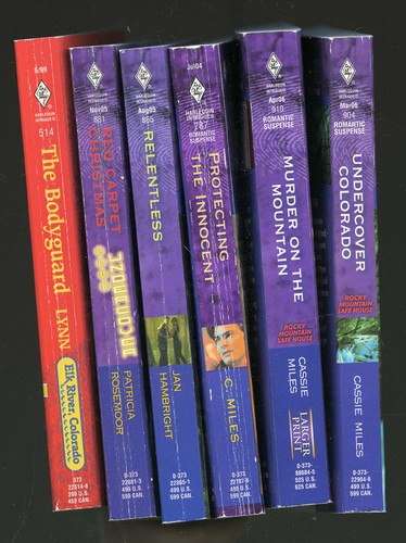 Lot six paperback books - six,