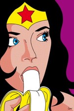 Adesivo sexy wonder woman