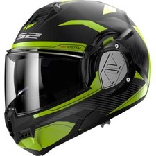 CASCO MODULARE 180 APRIBILE FF906 LS2 ADVANT REVO GIALLO FLUO NERO OPACO