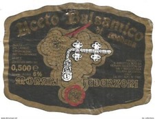 Modena, Etichetta Aceto Balsamico Monari Federzoni 1912