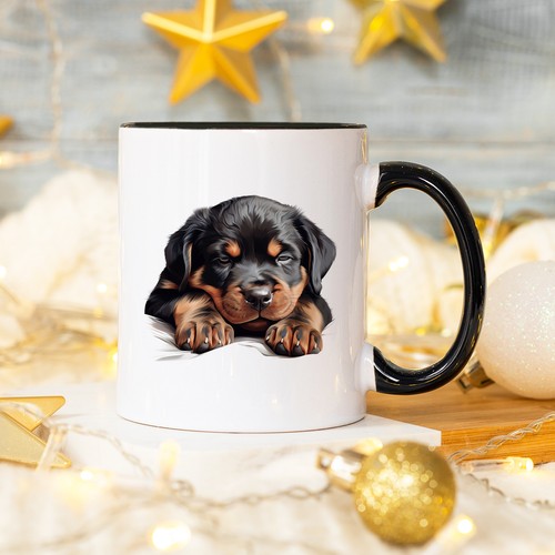 Cute rottweiler puppy unisex - rottweiler,