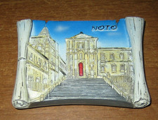 CALAMITA FRIGO NOTO SICILIA in resina 3d a rilievo -  fridge magnet Sicily