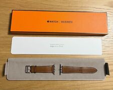 Apple Watch HERMES Swift Cinturino Pelle Singolo Tour Oro 38/40/41/42mm