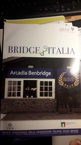 Rivista bridge italia - rivista, anno