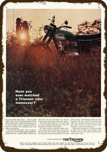 Moto triumph daytona 1969 - moto,