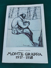 Monte Grappa 1917 - 1918 Tipografia Minchio Bassano Celotto Antonio WW1 mappa