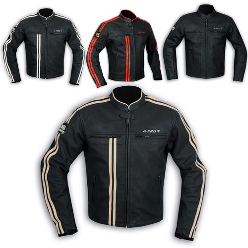 Jacket leather mens biker - mens,