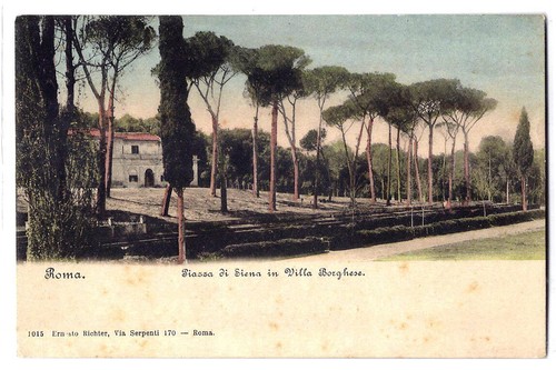 Roma piazza siena - -, di