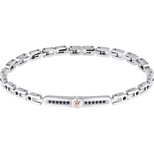 MASERATI JM423AVD28 BRACCIALE UOMO ACCIAIO ROSE' 21cm LIST. 99€ SOTTOCOSTO