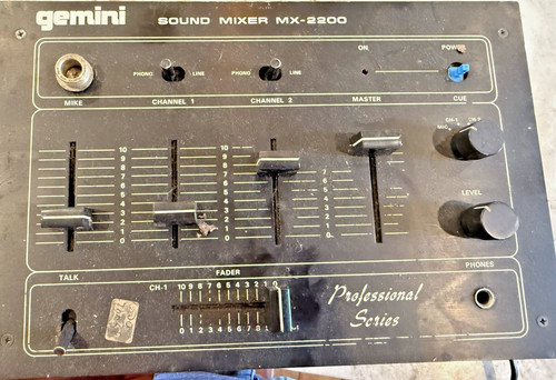 Mixer vintage gemini - dj,