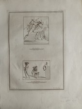 Antica Incisione Ercolano 1750