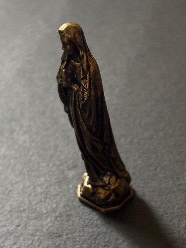 Statua vergine maria - maria, ottone