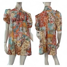 Mini vestito abito arancione