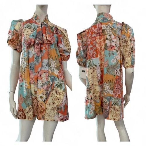 Mini vestito abito arancione