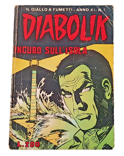 Fumetto diabolik incubo - diabolik, "incubo