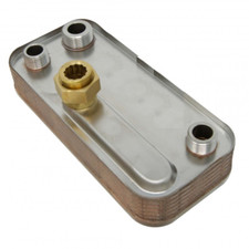 Scambiatore sanitario 14 piastre caldaia Lamborghini 04556020 Inova L 20 MC W TO