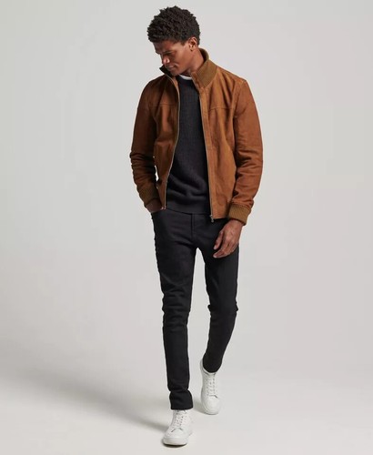 Giubbotto bomber uomo pelle