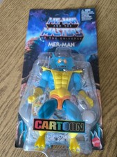 Masters Of The Universe MOTU Action Figure Mer-Man Cartoon Collection Mattel 
