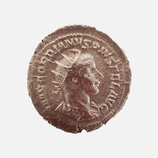 IMPERO ROMANO ERRENIO ETRUSCO 250-251 d.C. ANTONINIANO ARGENTO MONETA SPL
