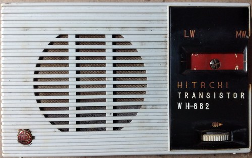 Vintage radio hitachi w - vintage,