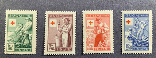 Francobollo finlandia croce - francobollo,