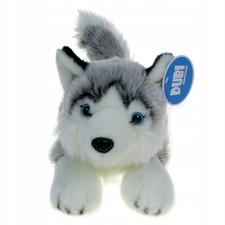 Peluche husky peluche 34 cm